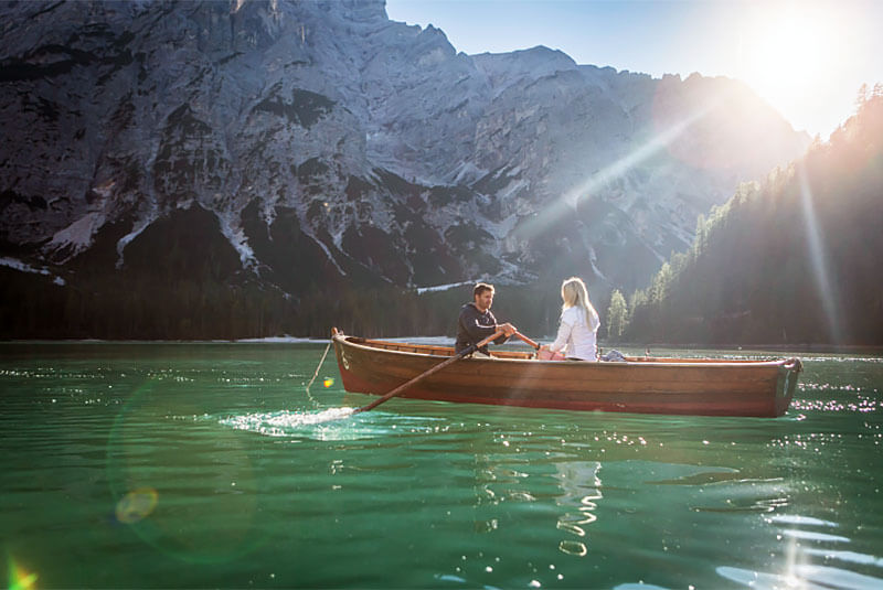 Bootsausflug am Pragser Wildsee