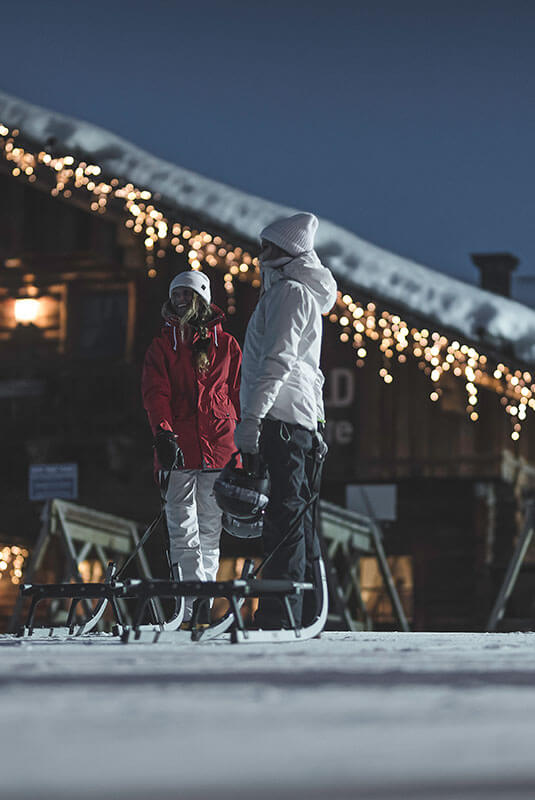 Sci in notturna – e slittino 